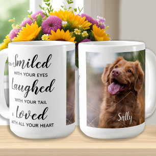 Anpassningsbar Photo Keepsak Pet Memorial Coffee M Kaffemugg