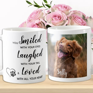 Anpassningsbar Photo Keepsaké Pet Hund Memorial Kaffemugg