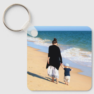 Anpassningsbar Photo Keychain ger dina familjefoto Nyckelring