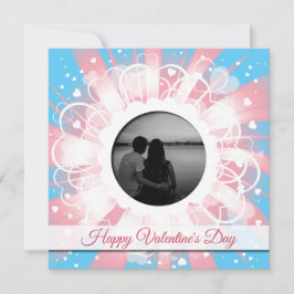 Anpassningsbar Photo LGBT Transgender Valentine Da Julkort