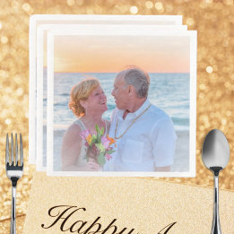 Anpassningsbar Photo Logotyp Art Slogan Standard Pappersservett