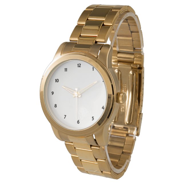 Anpassningsbar Photo Logotyp Art Text Oversifierad Armbandsur (Vinklad)