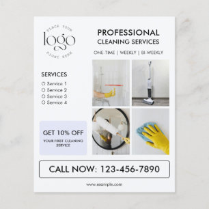 Anpassningsbar Photo Logotyp Modern Business Markn Flygblad