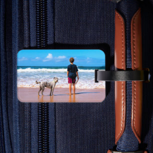 Anpassningsbar Photo Luggage Tag med favoritfoton Bagagebricka