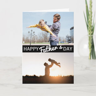 Anpassningsbar Photo - Lycklig Fars dag Card Kort