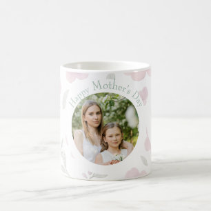 Anpassningsbar Photo & Lycklig Mor's Day Text - Kaffemugg