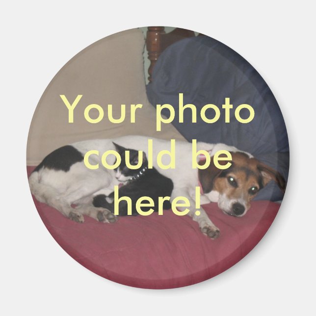 Anpassningsbar Photo Magnet (Framsidan)
