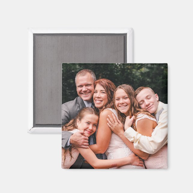 Anpassningsbar Photo Magnet for Fridge, Gift for F (Front/Back)