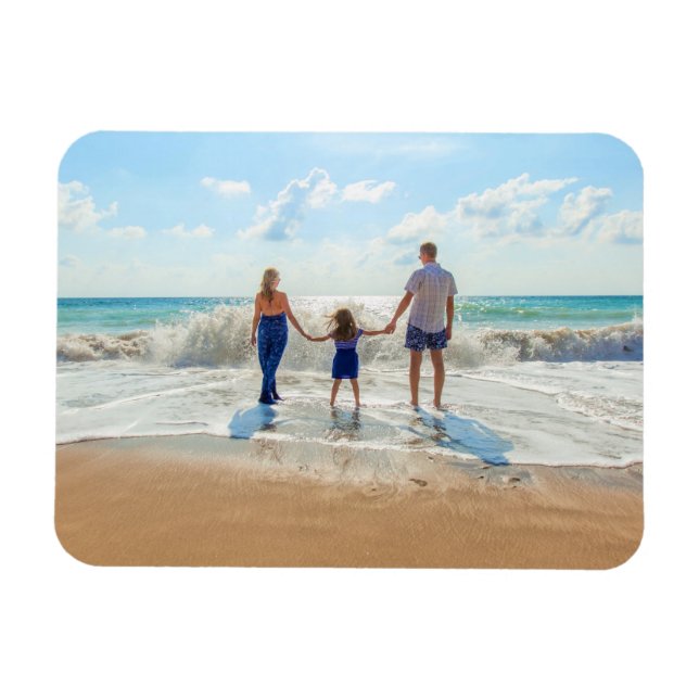 Anpassningsbar Photo Magnet Your Favorite Family P (Horisontell)