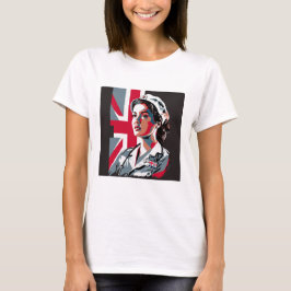 Anpassningsbar Photo Mamma-flickvän Hero Nurse Gif T Shirt