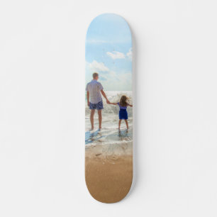 Anpassningsbar Photo - med Pappa - din egen unika Mini Skateboard Bräda 18,5 Cm