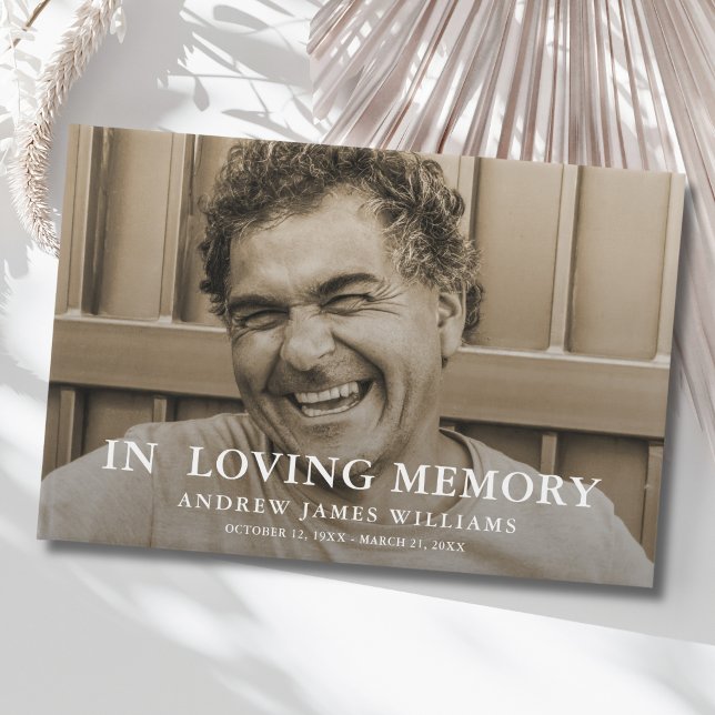 Anpassningsbar Photo Memorial eller Funeral Guest  Gästböcker (Photo Memorial Guest Book)