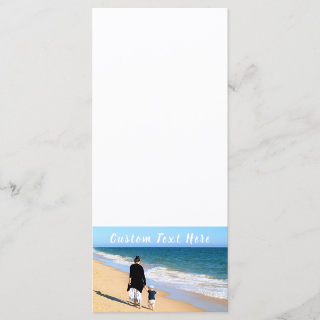 Anpassningsbar Photo Meny med foton och text (Framsida)