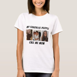 Anpassningsbar Photo - Mina favoriter kallar mig M T Shirt