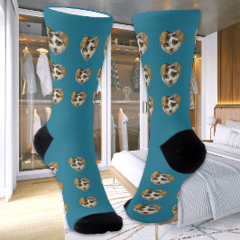 Anpassningsbar Photo Modern Personlig Teal Blue