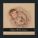 Anpassningsbar Photo Monogram Personlig Print on W Trätavla<br><div class="desc">Vackra personliger av trädammväggar trycks med anpassningsbarnas foto och namn i monogrammet. Det skulle vara en underbar gåva till familj,  vänner,  föräldrar och mor- och farföräldrar!</div>