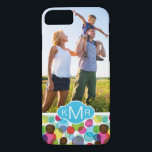 Anpassningsbar Photo & Monogram Round bubbles möns<br><div class="desc">Sömlösa runda bubblor barn mönster i vektor © och ® Bigstock® - Med reserverade Höger.</div>