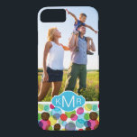 Anpassningsbar Photo & Monogram Round bubbles möns<br><div class="desc">Sömlösa runda bubblor barn mönster i vektor © och ® Bigstock® - Med reserverade Höger.</div>