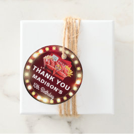 Anpassningsbar Photo Movie Night Cinema Birthday Gåvor Etiketter