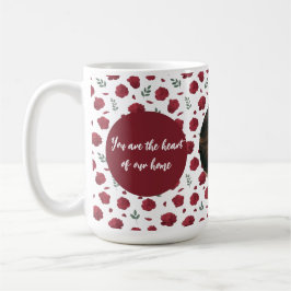 Anpassningsbar Photo Mugg med Röda blommor | Mors