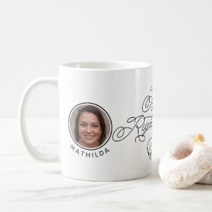 Anpassningsbar Photo & Namn Best Höger Swipe någon Kaffemugg