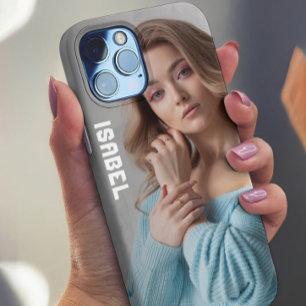 Anpassningsbar Photo&Namn iPhone 14 Pro Max telefo