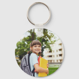 Anpassningsbar Photo Namn Star Keychain för barn Nyckelring