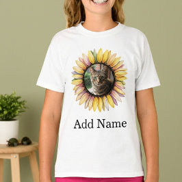 Anpassningsbar Photo Namn Text Personlig T Shirt