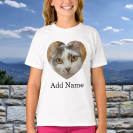 Anpassningsbar Photo Namn Text Personlig T Shirt