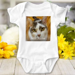Anpassningsbar Photo Namn Text Personlig T Shirt