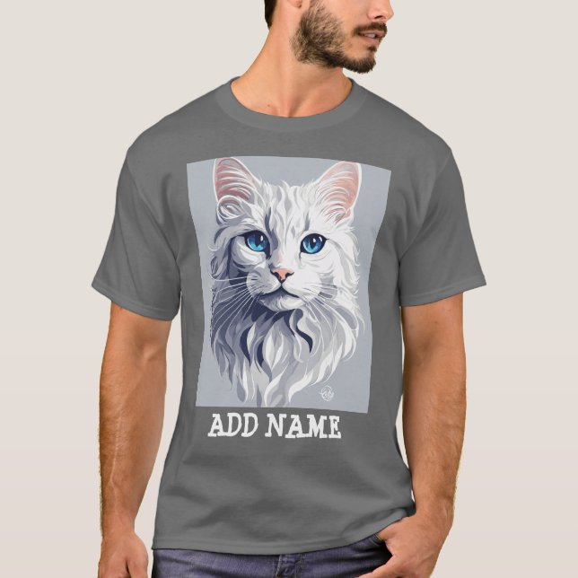 Anpassningsbar Photo Namn Text Personlig TShirt T Shirt (Framsida)