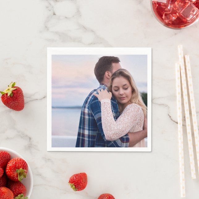 Anpassningsbar Photo Napkins Pappersservett (Insitu)