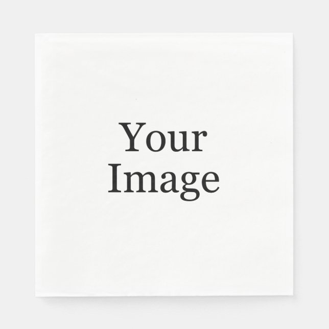 Anpassningsbar Photo Napkins Pappersservett (Framsidan)