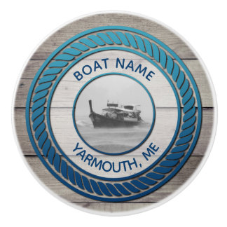 Anpassningsbar Photo Nautical Boating Anchor Knopp