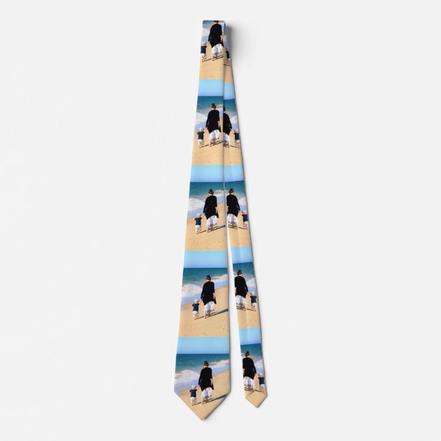 Anpassningsbar Photo Neck Tida din design med Topp Slips (Framsida)