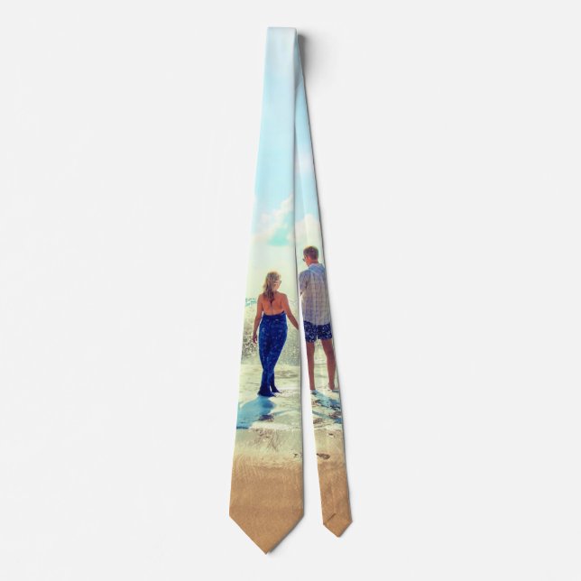 Anpassningsbar Photo Neck Tie - din egen design -  Slips (Framsida)