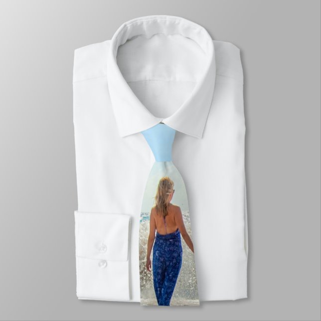 Anpassningsbar Photo Neck Tie - din egen design -  Slips (Bunden)