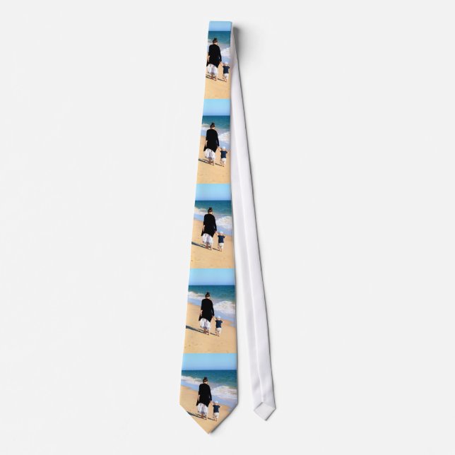 Anpassningsbar Photo Neck Tie Gift med foton Slips (Framsida)