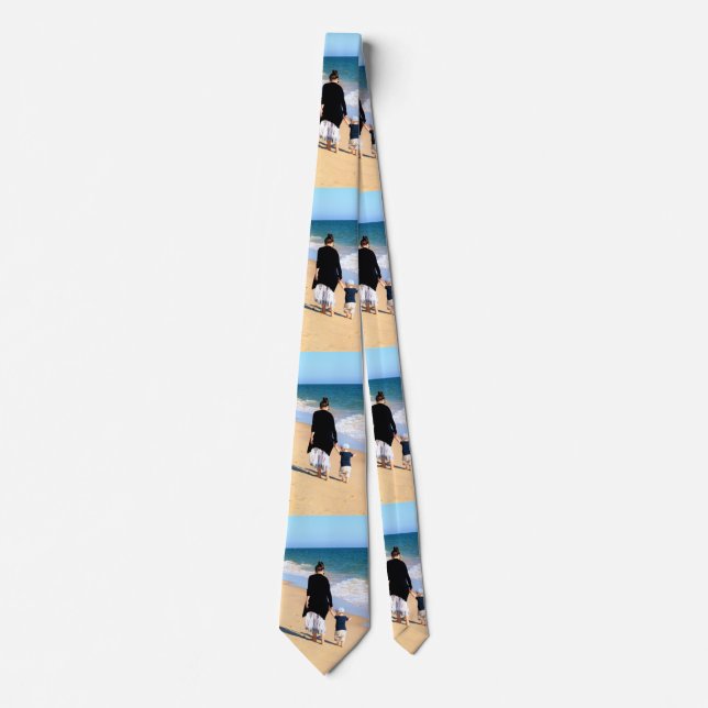 Anpassningsbar Photo Neck Tie Your Favorite Family Slips (Framsida)
