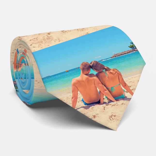 Anpassningsbar Photo Neck Tie Your Photos Gift Slips (Rullad)
