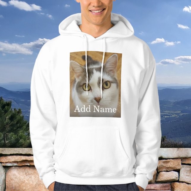 Anpassningsbar Photo och Namn Personlig Hoodie (Skapare uppladdad)