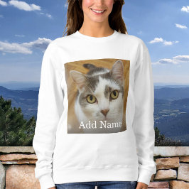 Anpassningsbar Photo och Namn Personlig T Shirt