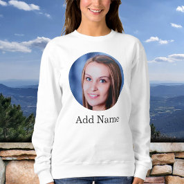 Anpassningsbar Photo och Namn Personlig T Shirt