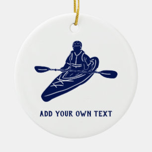 Anpassningsbar Photo Ornament för Kayakers