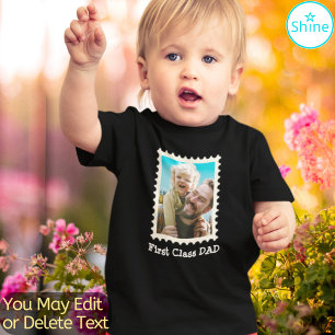 Anpassningsbar Photo Pappa Far I Kärlek Pappa Best T Shirt
