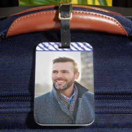 Anpassningsbar Photo Personalize Bagagebricka