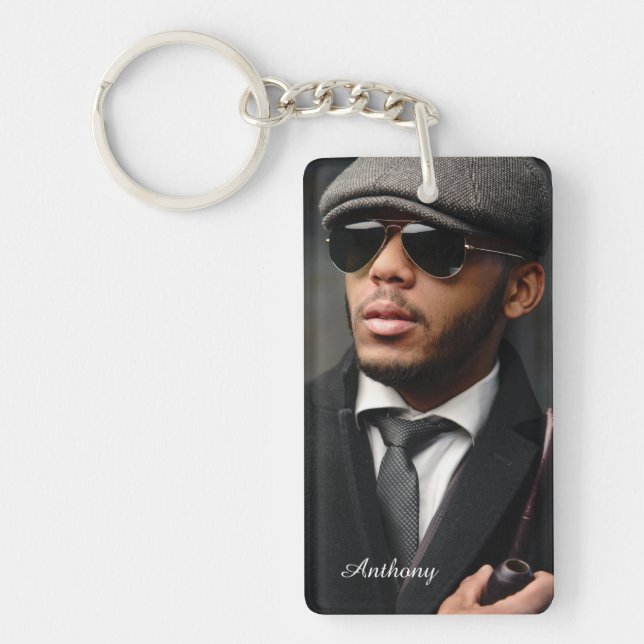 Anpassningsbar Photo Personalize Keychain (Framsidan)