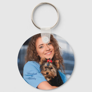 Anpassningsbar Photo Personalize Nyckelring