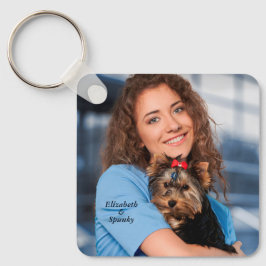 Anpassningsbar Photo Personalize Nyckelring