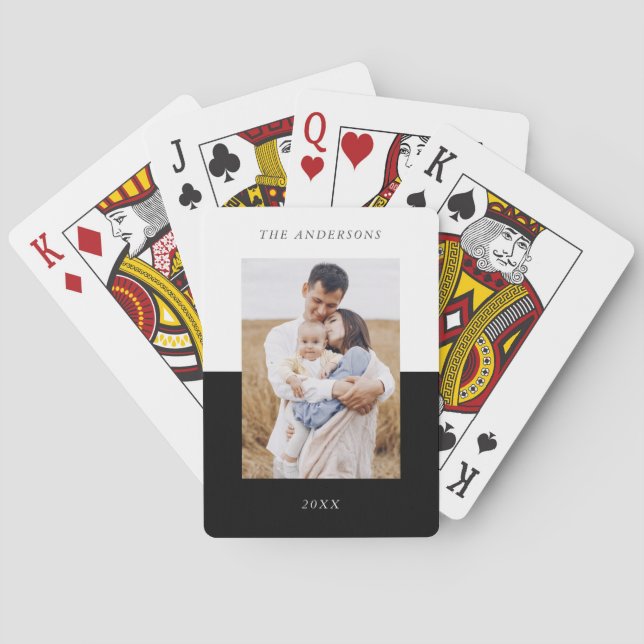 Anpassningsbar Photo Personlig Casinokort (Baksidan)